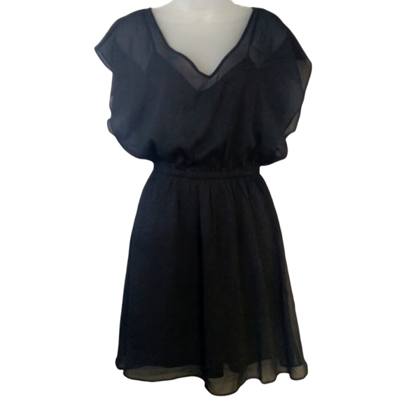 Express Double Layer Little Black Dress Size s - Picture 1 of 7